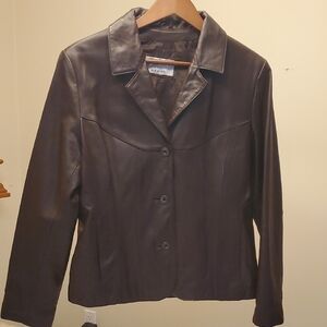 WILSON leather - Maxima - Dark Brown Leather Jacket
